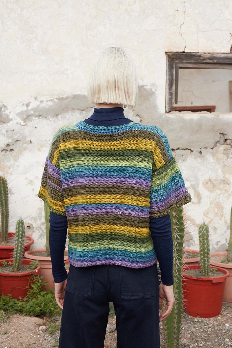 Strickset Kurzarmpullover Gehäkelt Aus Move 6-Fach/6-Ply Von Lang Yarns 2 Strickset Kurzarmpullover Gehäkelt Aus Move 6-Fach/6-Ply Von Lang Yarns – Bild 2