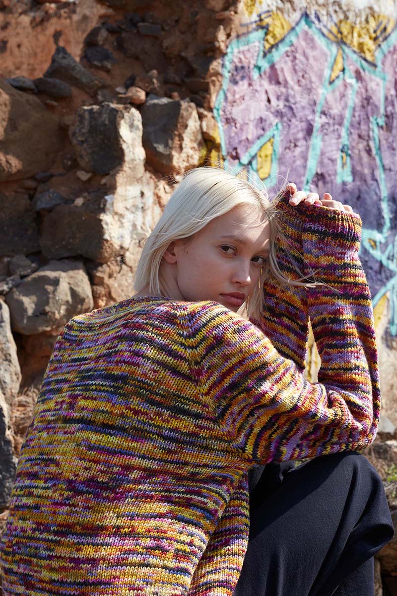 Strickset Top Down Pullover Aus Move 8-Fach/8-Ply Von Lang Yarns 1 Strickset Top Down Pullover Aus Move 8-Fach/8-Ply Von Lang Yarns