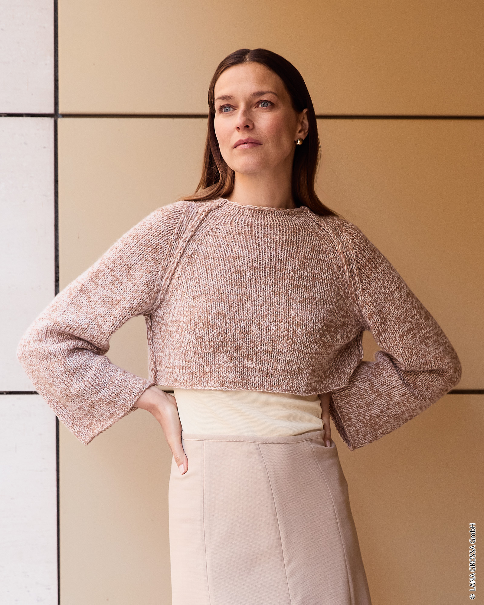 Strickset Raglanpullover Aus Ecopuno Von Lana Grossa 1 Strickset Raglanpullover Aus Ecopuno Von Lana Grossa