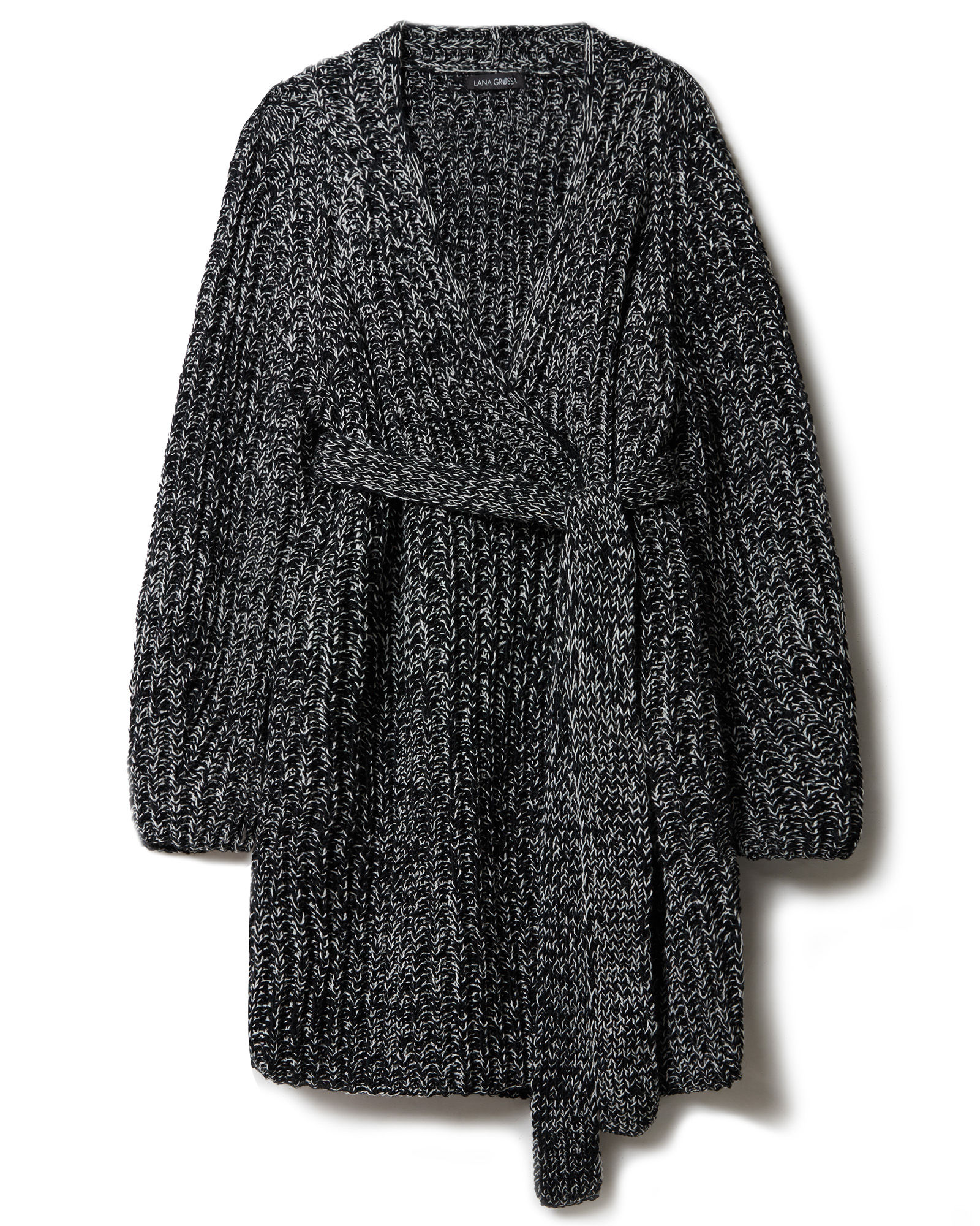 Strickset Lange Jacke Aus Cool Wool Und Cool Wool Lace Von Lana Grossa 2 Strickset Lange Jacke Aus Cool Wool Und Cool Wool Lace Von Lana Grossa – Bild 2