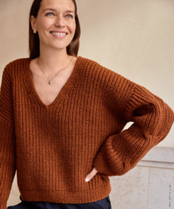 Strickset Pullover Mit Verzopfung aus Alta Moda Cashmere 16 von Lana Grossa