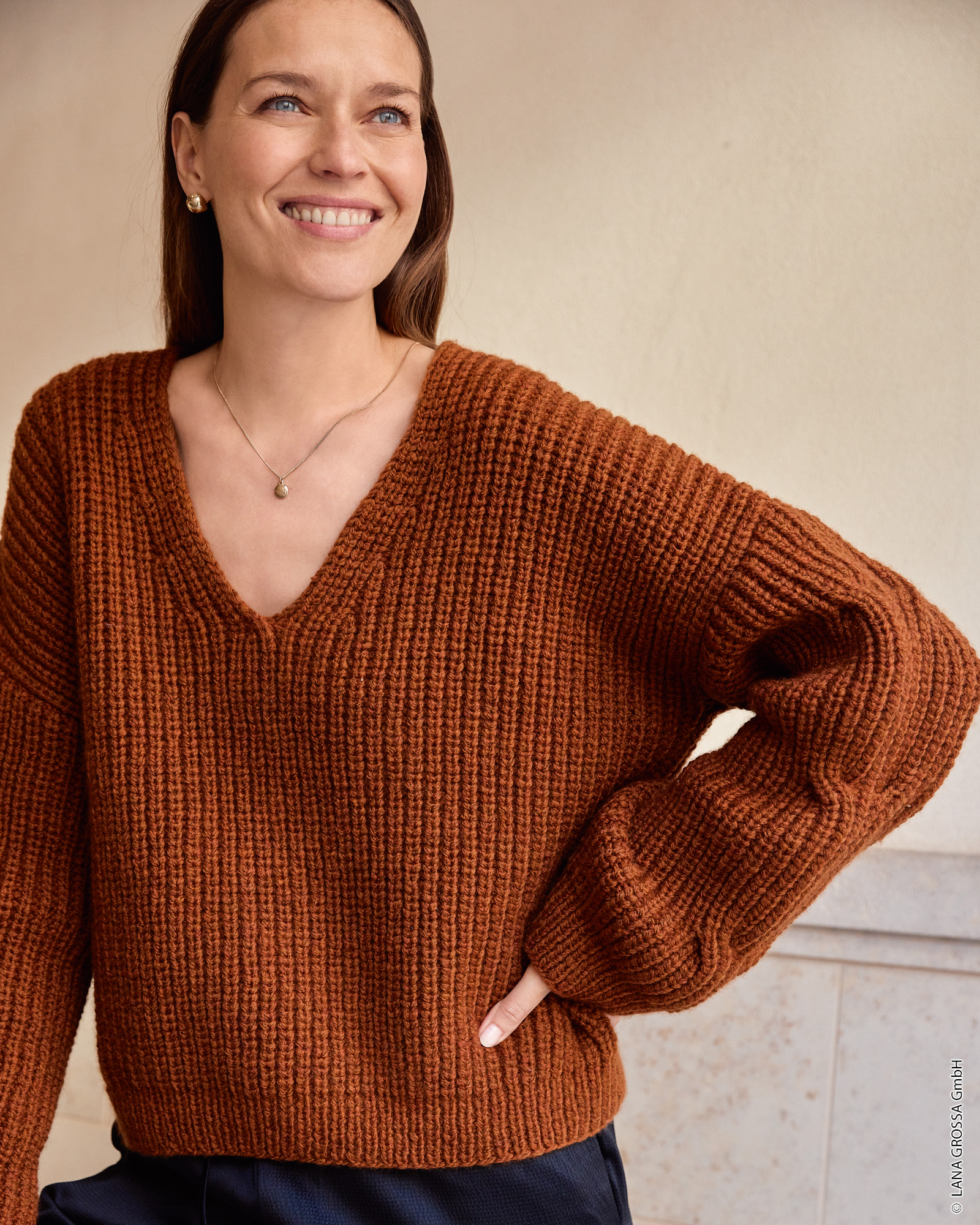 Strickset Pullover Mit Verzopfung Aus Alta Moda Cashmere 16 Von Lana Grossa 1 Strickset Pullover Mit Verzopfung Aus Alta Moda Cashmere 16 Von Lana Grossa