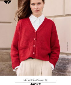 Strickset Jacke Mit Perlmuster aus Cool Wool von Lana Grossa