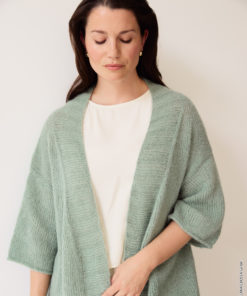 Strickset Cardigan Mit Kurzen Ärmeln Aus Setasuri Von Lana Grossa 5 Strickset Cardigan Mit Kurzen Ärmeln Aus Setasuri Von Lana Grossa – Bild 3