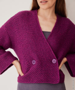 Strickset Jacke In Webmuster Aus Cool Merino Von Lana Grossa 5 Strickset Jacke In Webmuster Aus Cool Merino Von Lana Grossa – Bild 3