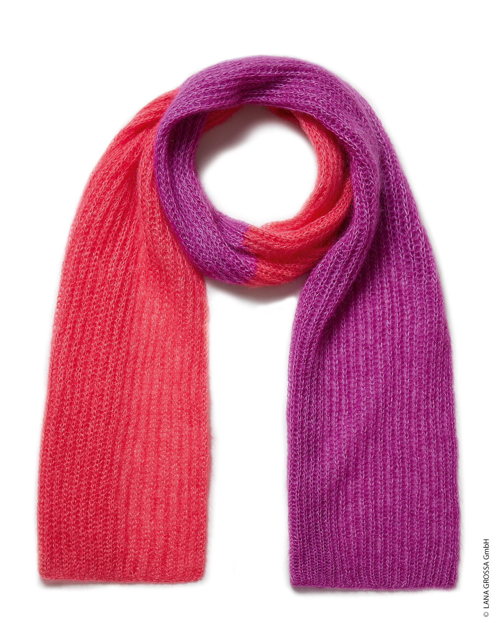Strickset Patentschal Aus Silkhair Von Lana Grossa 2 Strickset Patentschal Aus Silkhair Von Lana Grossa – Bild 2