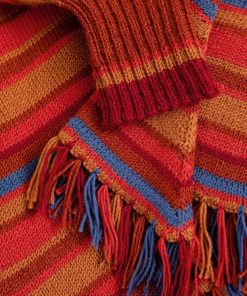 Strickset Poncho Mit Fransen Aus Atlantis Von Lang Yarns 8 Strickset Poncho Mit Fransen Aus Atlantis Von Lang Yarns – Bild 4