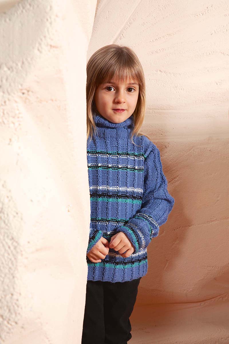 Strickset Rollkragenpullover Aus Atlantis Von Lang Yarns 1 Strickset Rollkragenpullover Aus Atlantis Von Lang Yarns