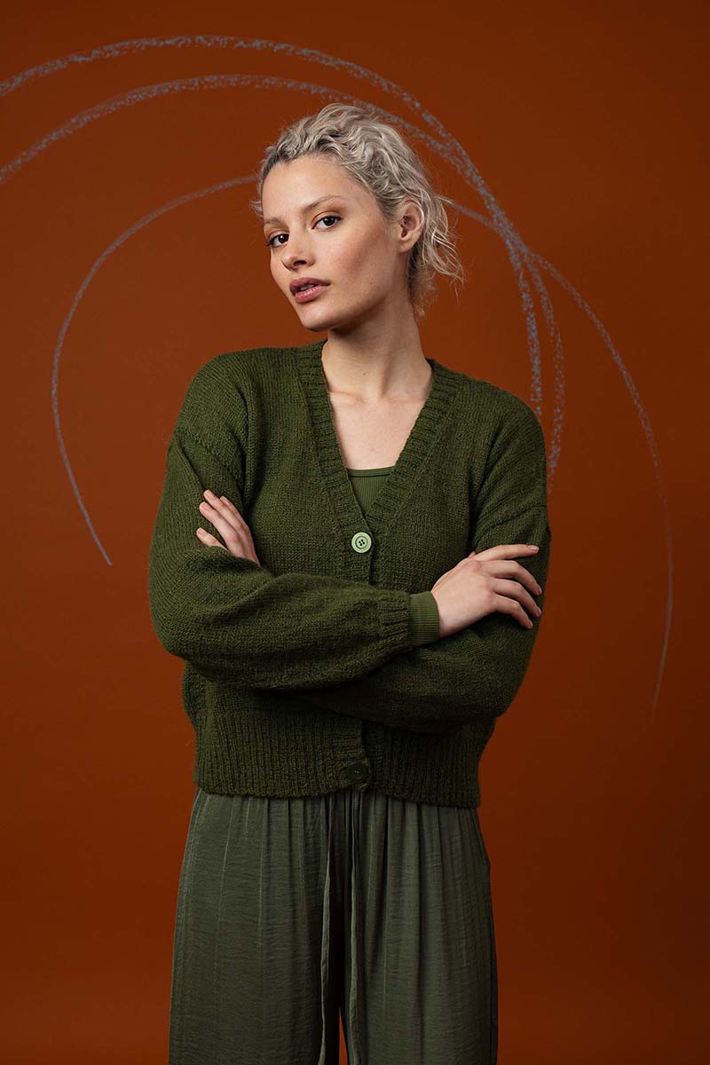 Strickset Jacke Aus Baby Alpaca Von Lang Yarns 2 Strickset Jacke Aus Baby Alpaca Von Lang Yarns – Bild 2