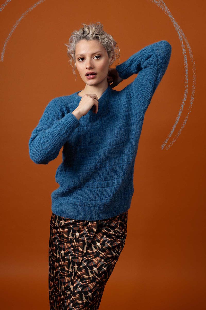 Strickset Pullover Aus Suri Alpaca Von Lang Yarns 1 Strickset Pullover Aus Suri Alpaca Von Lang Yarns