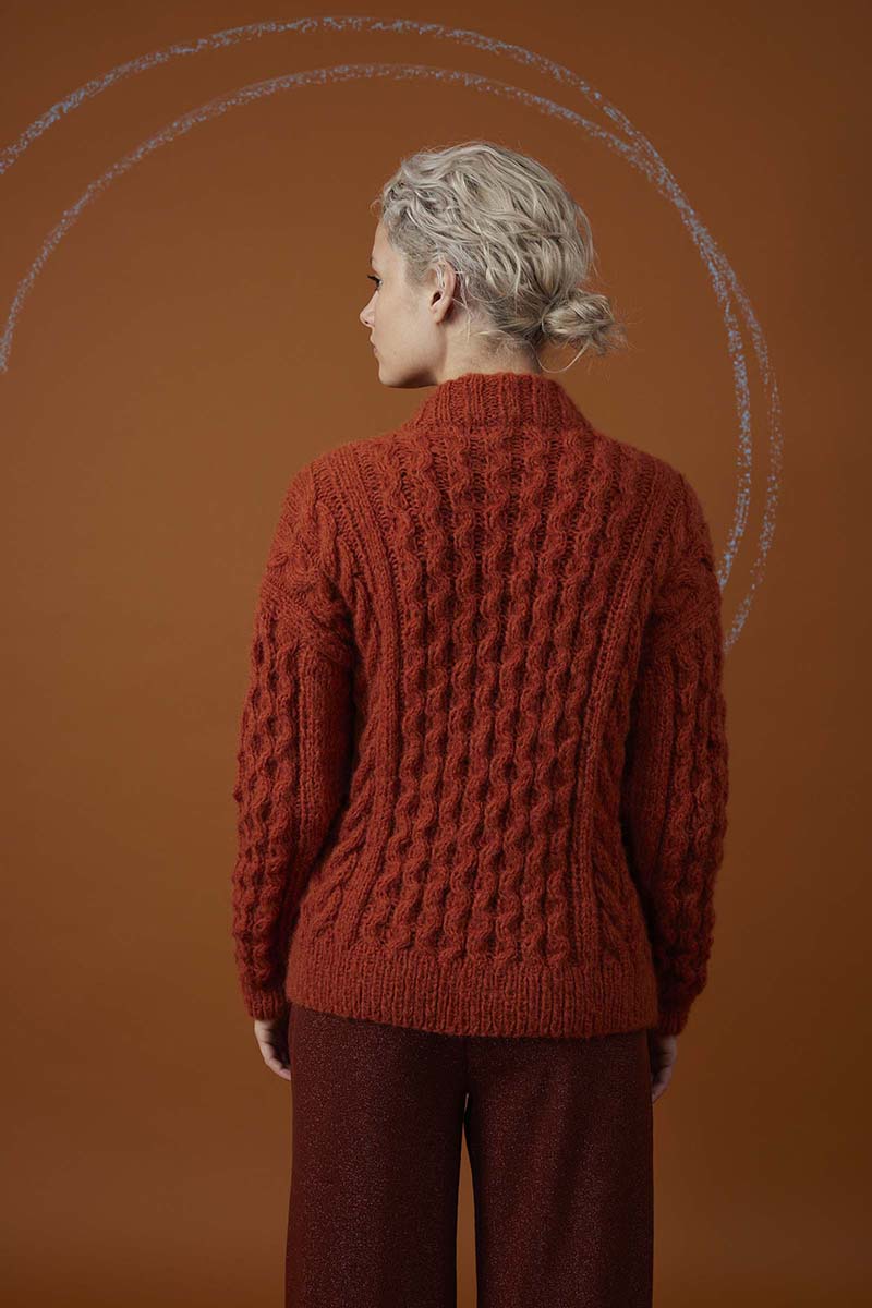 Strickset Jacke Aus Suri Alpaca Von Lang Yarns 3 Strickset Jacke Aus Suri Alpaca Von Lang Yarns – Bild 3