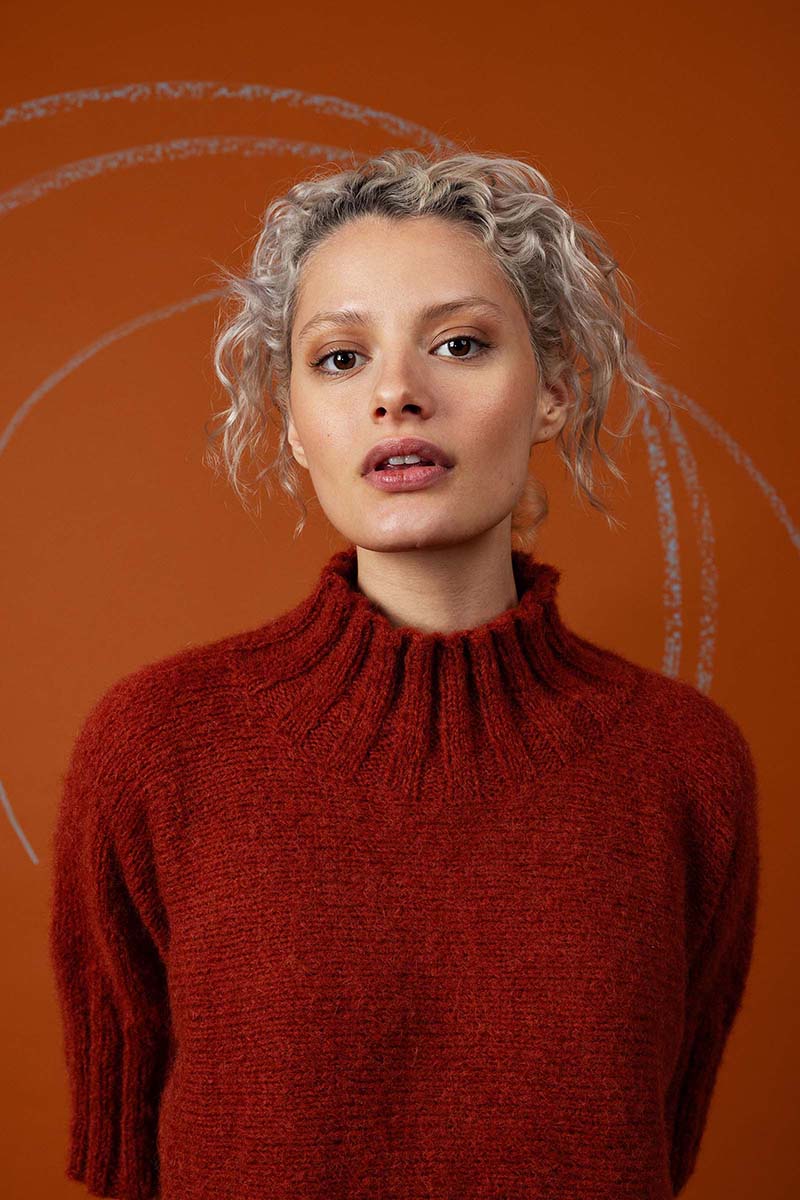 Strickset Pullover Aus Suri Alpaca Von Lang Yarns 2 Strickset Pullover Aus Suri Alpaca Von Lang Yarns – Bild 2