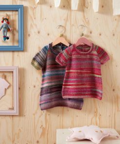 Strickset Kleid aus Mille Colori Baby von Lang Yarns