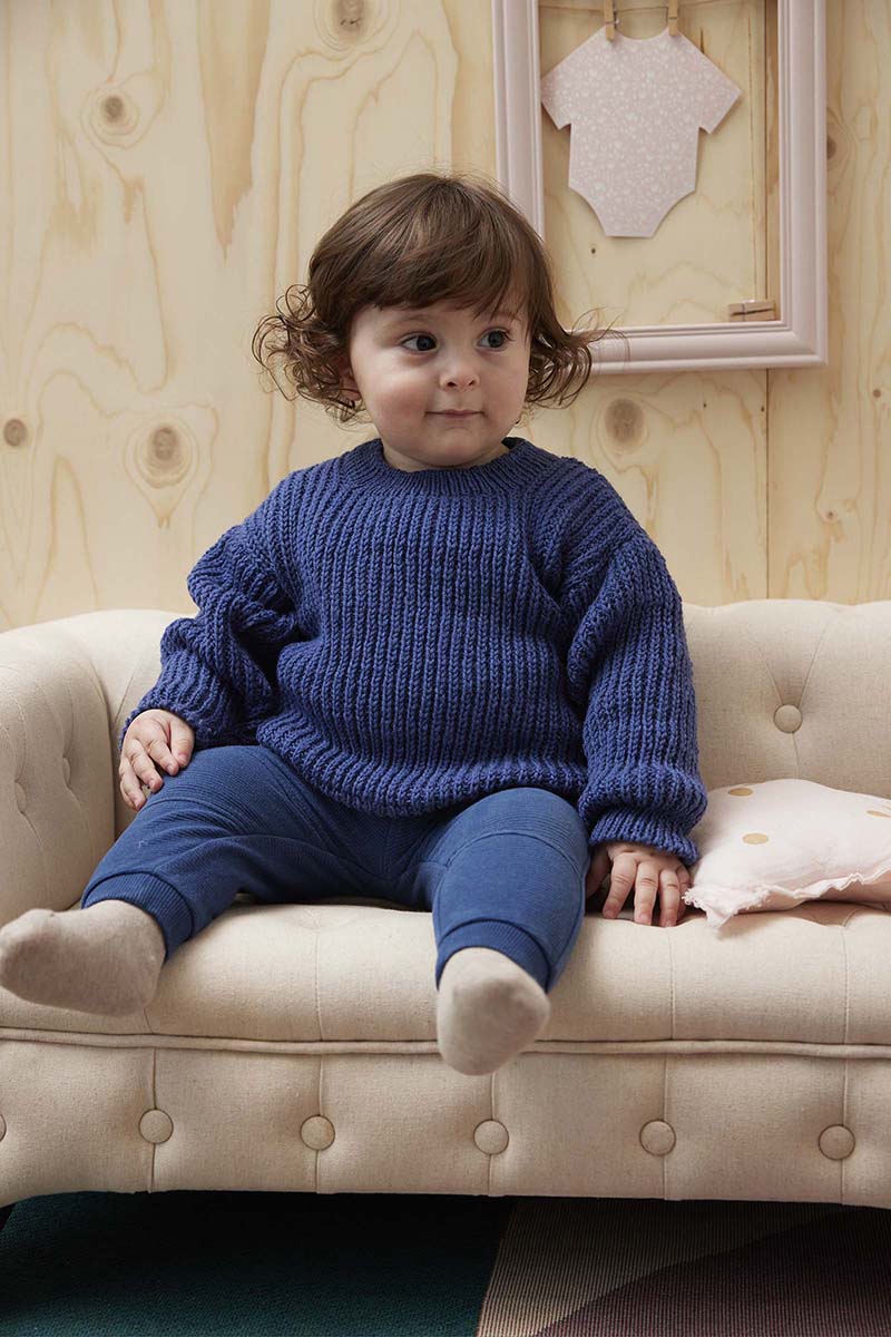 Strickset Pullover Oversized Aus Merino 200 Bebe Von Lang Yarns 3 Strickset Pullover Oversized Aus Merino 200 Bebe Von Lang Yarns – Bild 3