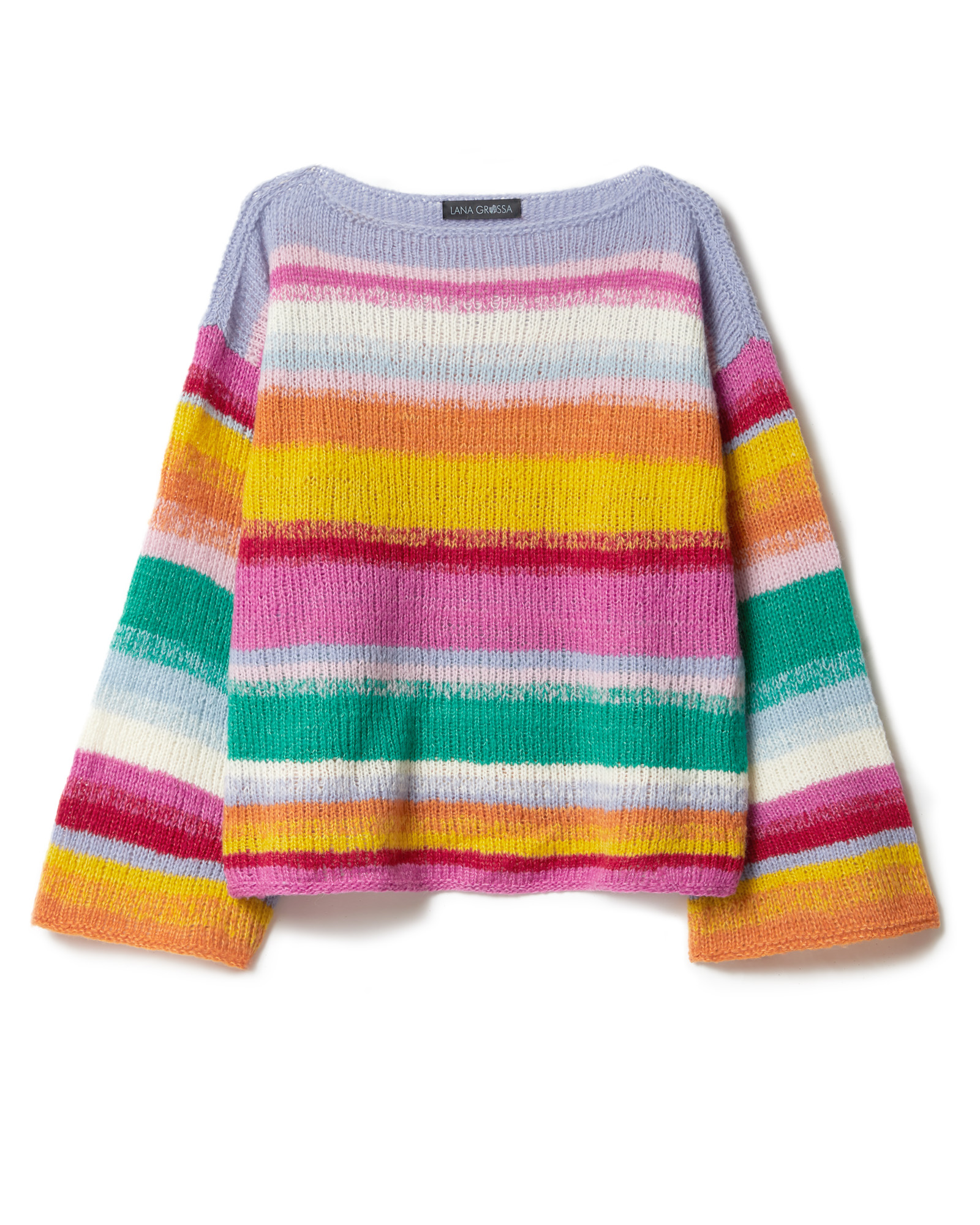 Strickset Streifenpullover Aus Soffio Von Lana Grossa 2 Strickset Streifenpullover Aus Soffio Von Lana Grossa – Bild 2