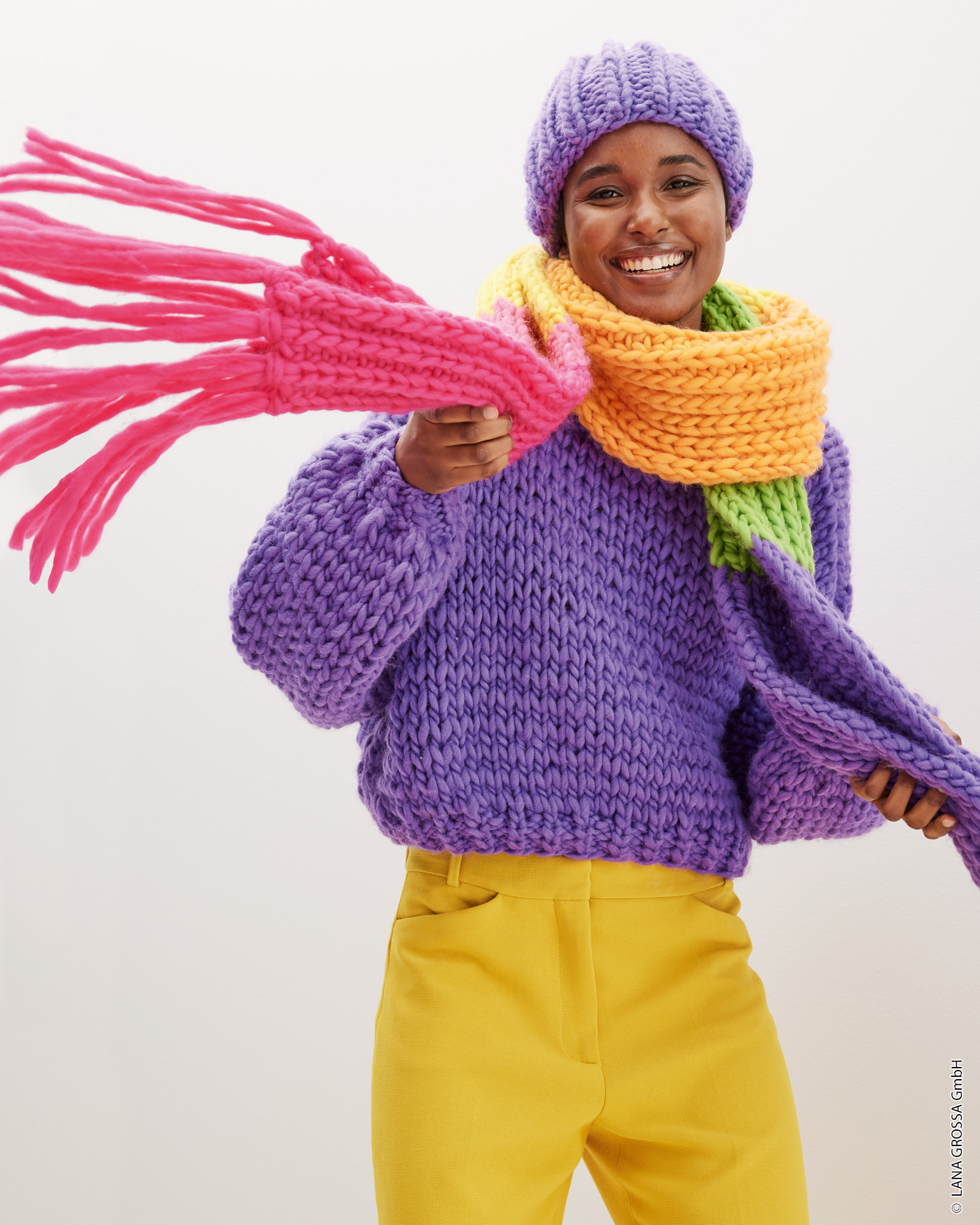 Strickset Pullover Aus Confetti Von Lana Grossa 3 Strickset Pullover Aus Confetti Von Lana Grossa – Bild 3