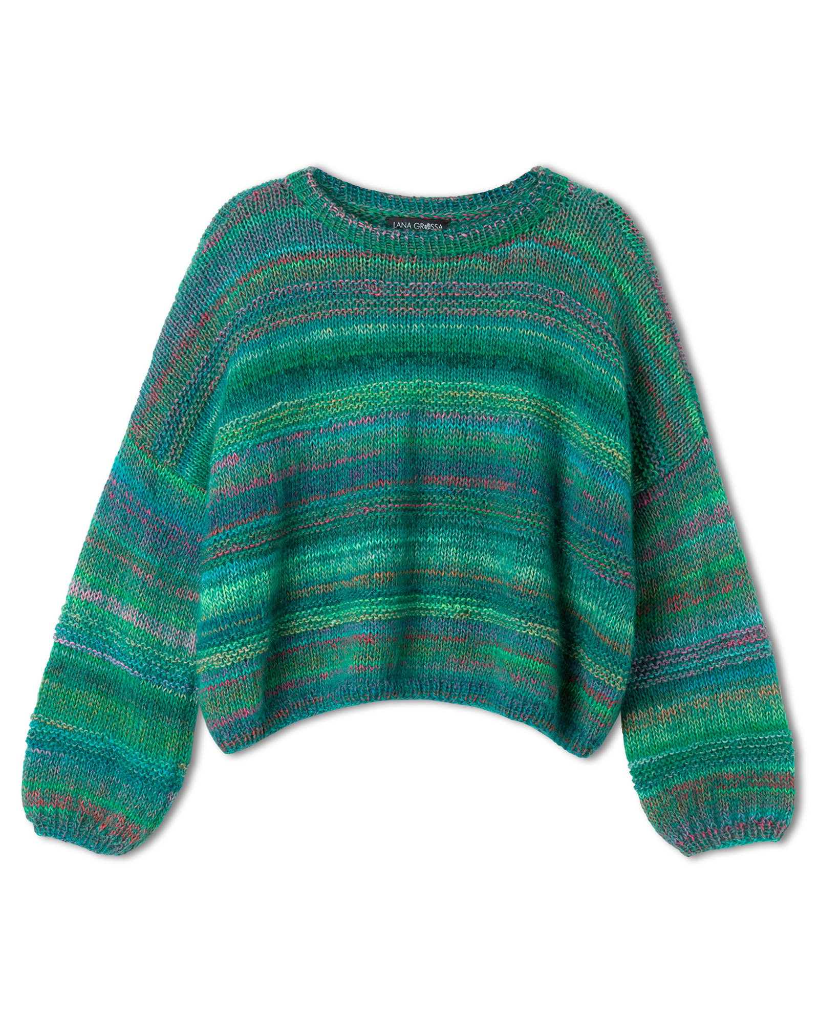 Strickset Pullover Aus Colorissimo Und Silkhair Von Lana Grossa 2 Strickset Pullover Aus Colorissimo Und Silkhair Von Lana Grossa – Bild 2