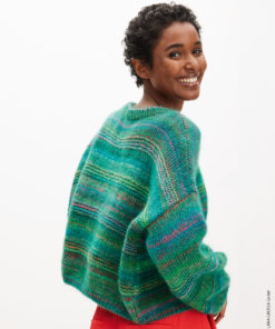 Strickset Pullover Aus Colorissimo Und Silkhair Von Lana Grossa 5 Strickset Pullover Aus Colorissimo Und Silkhair Von Lana Grossa – Bild 3