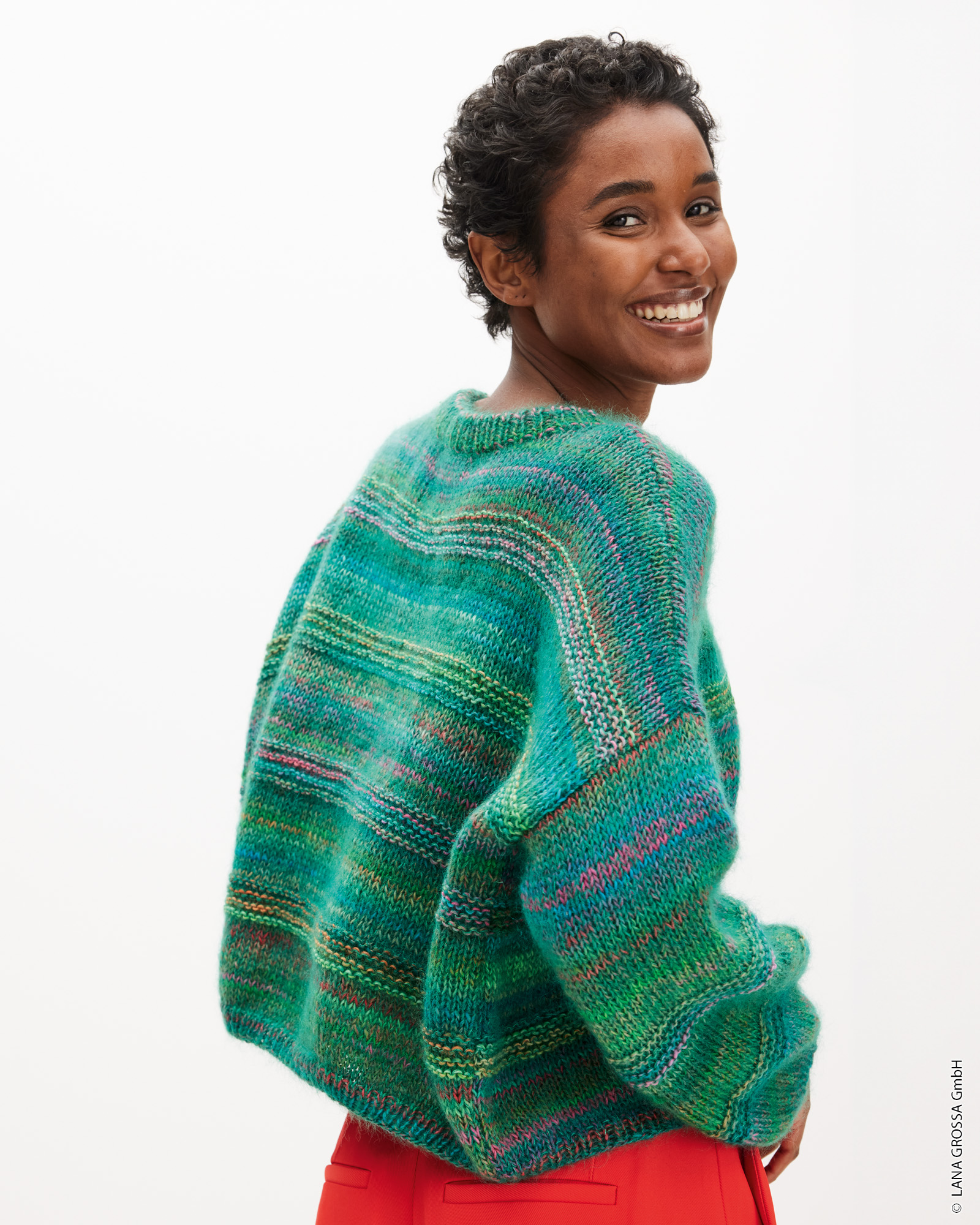 Strickset Pullover Aus Colorissimo Und Silkhair Von Lana Grossa 3 Strickset Pullover Aus Colorissimo Und Silkhair Von Lana Grossa – Bild 3