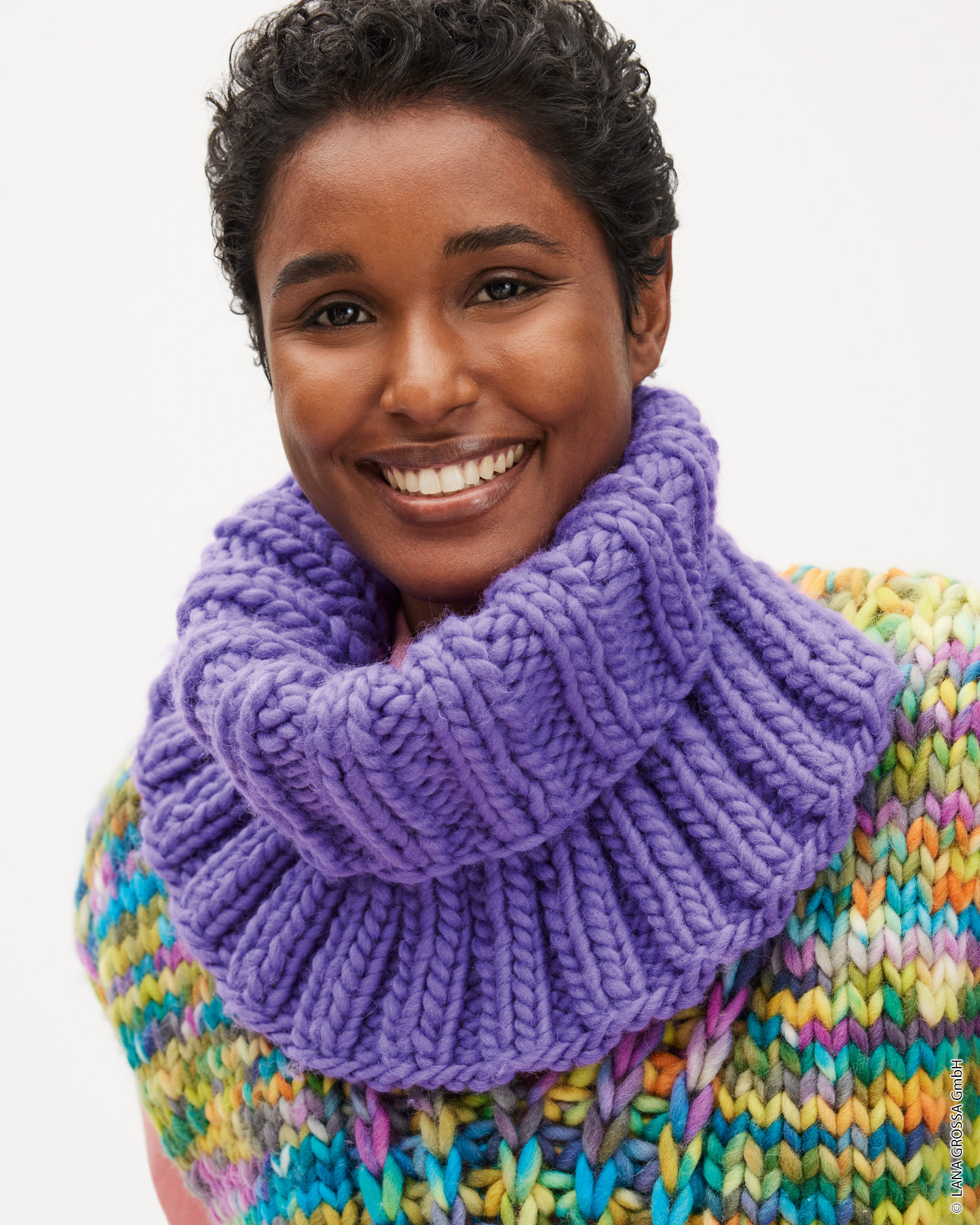 Strickset Loop Aus Confetti Von Lana Grossa 1 Strickset Loop Aus Confetti Von Lana Grossa