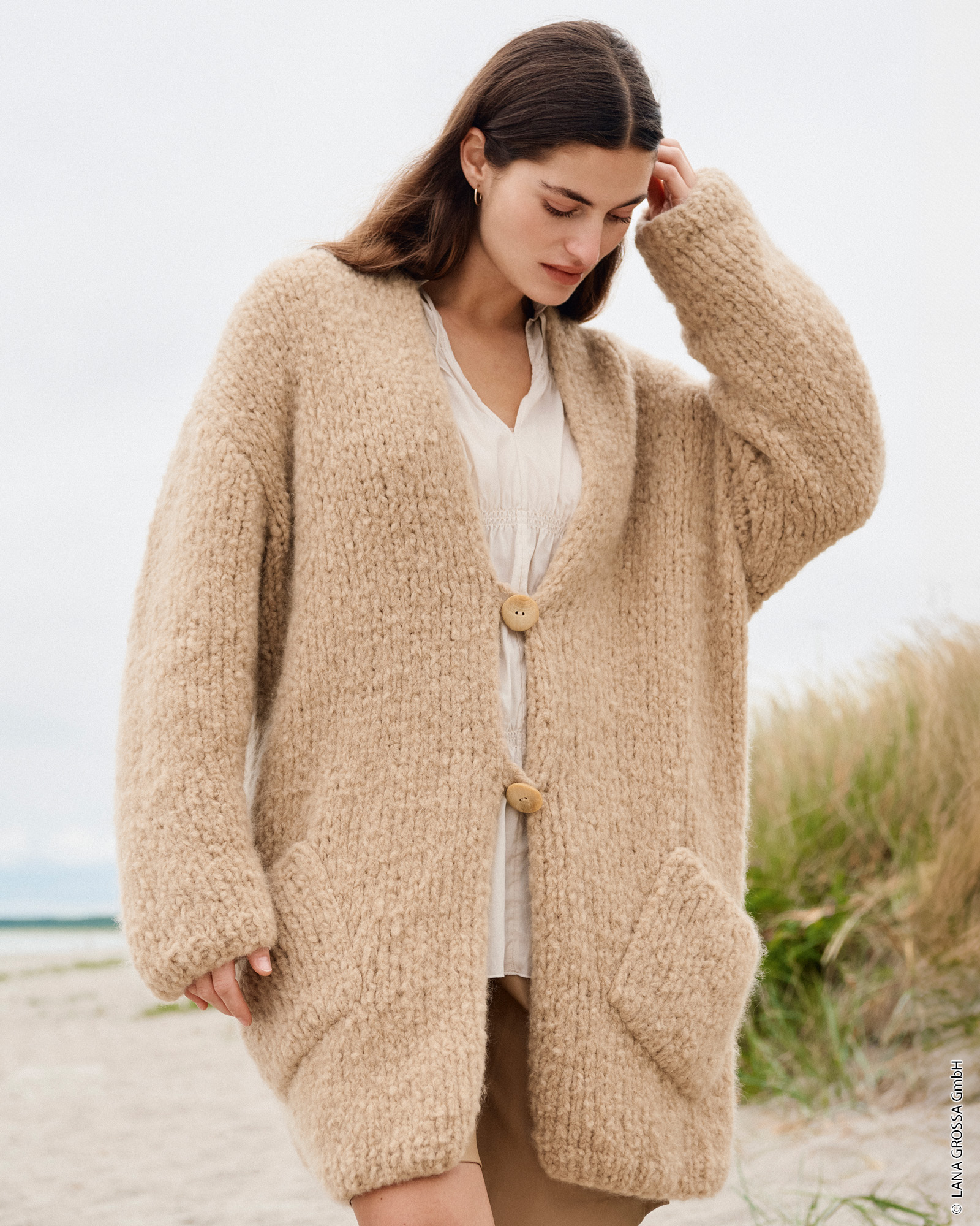 Strickset Longjacke Aus Royal Alpaca Von Lana Grossa 1 Strickset Longjacke Aus Royal Alpaca Von Lana Grossa