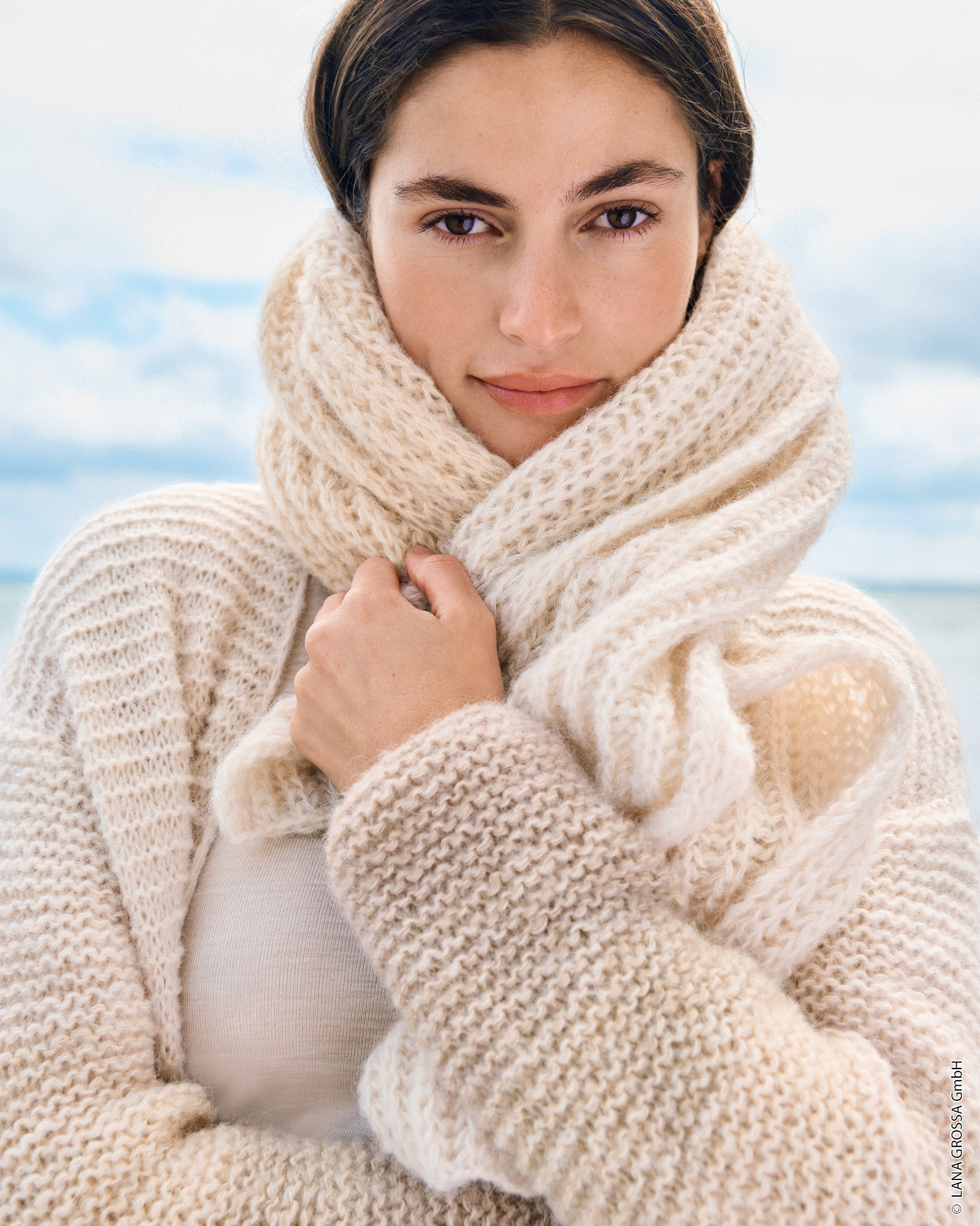 Strickset Schal Aus Soffio Und Setasuri Von Lana Grossa 1 Strickset Schal Aus Soffio Und Setasuri Von Lana Grossa