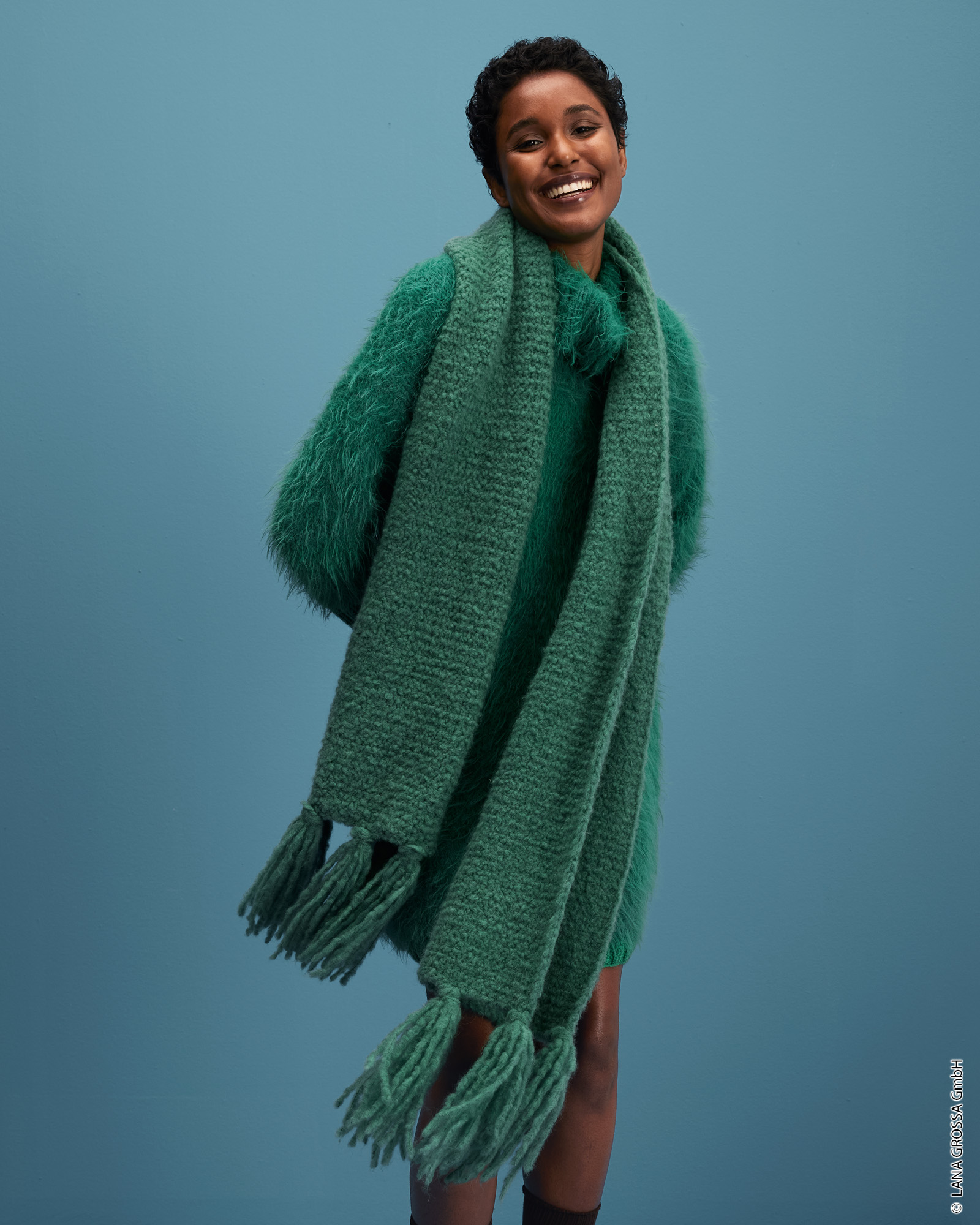 Strickset Schal Aus Royal Alpaca Von Lana Grossa 1 Strickset Schal Aus Royal Alpaca Von Lana Grossa