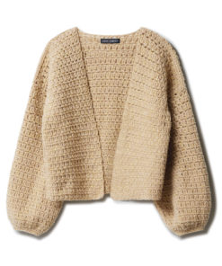 Strickset Jacke Mit Ballonärmeln Aus Cool Merino Big Von Lana Grossa – Bild 2