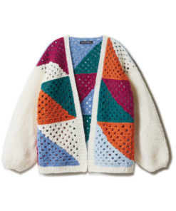 Strickset Jacke Mit Granny Squares Und Gestrickten Ärmeln Aus Brigitte No. 2 Von Lana Grossa 3 Strickset Jacke Mit Granny Squares Und Gestrickten Ärmeln Aus Brigitte No. 2 Von Lana Grossa – Bild 2