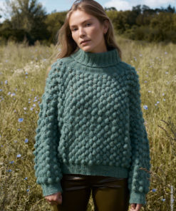 Strickset Pullover Mit Xl-noppen aus Airy von Lana Grossa