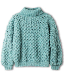 Strickset Pullover Mit Xl-Noppen Aus Airy Von Lana Grossa 4 Strickset Pullover Mit Xl-Noppen Aus Airy Von Lana Grossa – Bild 2