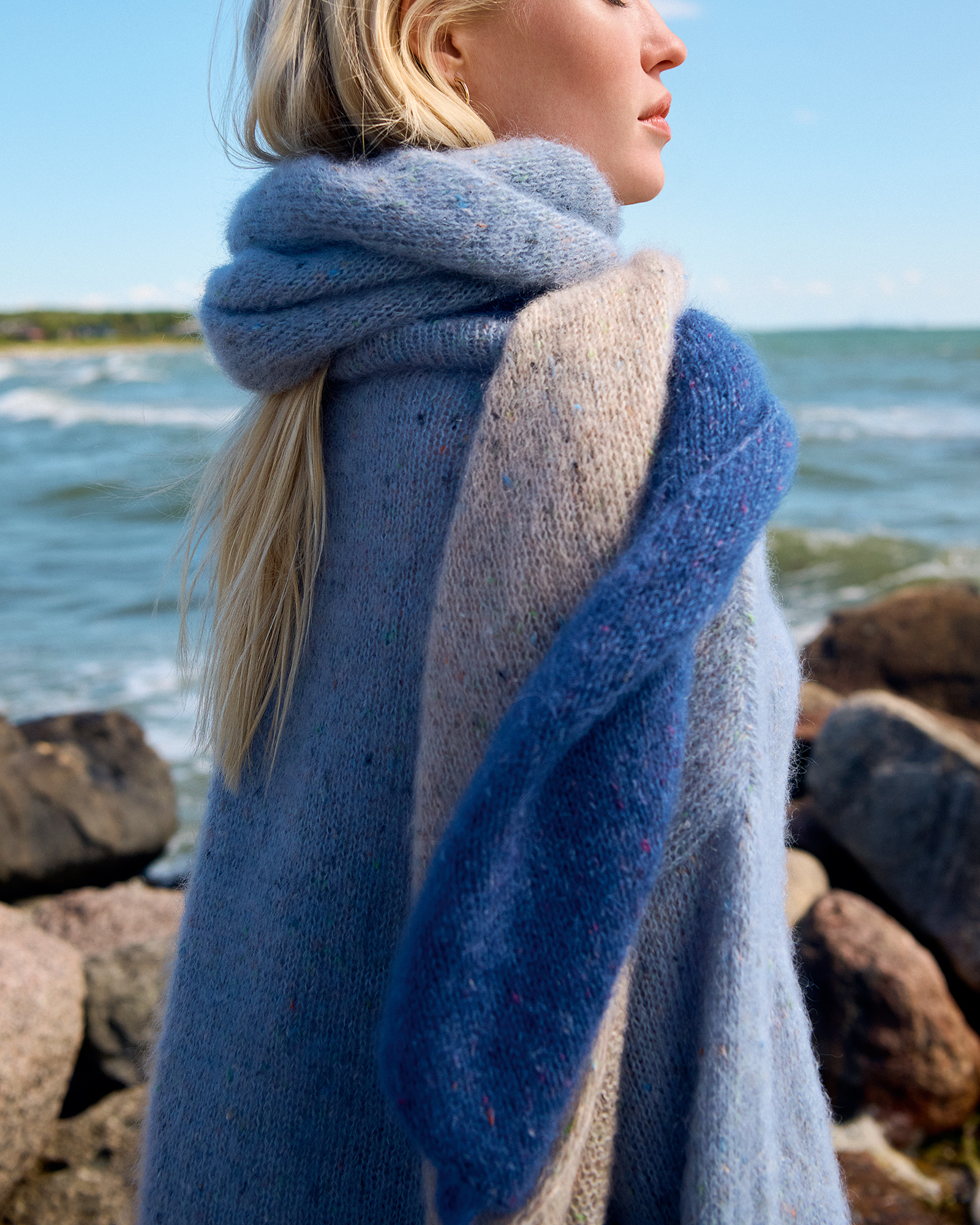 Strickset Rundhalspullover Aus Natural Superkid Tweed Von Lana Grossa 3 Strickset Rundhalspullover Aus Natural Superkid Tweed Von Lana Grossa – Bild 3