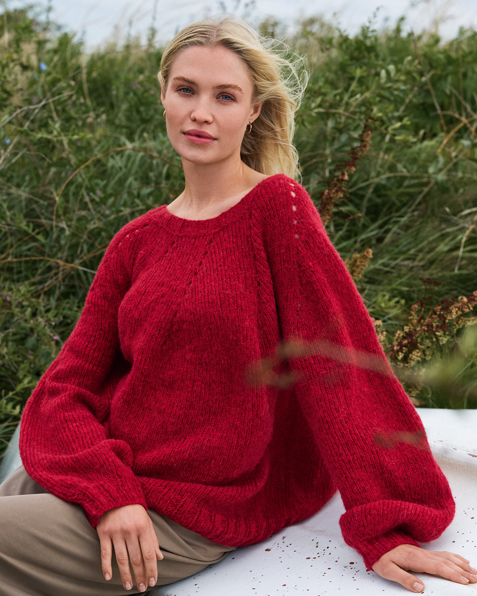 Strickset Top Down Pullover Aus Airy Von Lana Grossa 1 Strickset Top Down Pullover Aus Airy Von Lana Grossa