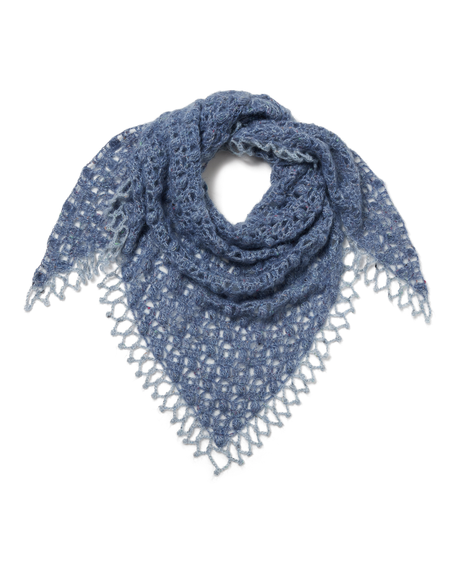 Strickset Häkeltuch Mit Borte Aus Natural Superkid Tweed Von Lana Grossa 2 Strickset Häkeltuch Mit Borte Aus Natural Superkid Tweed Von Lana Grossa – Bild 2