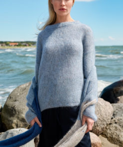 Strickset Diagonaler Schal Aus Natural Superkid Tweed Von Lana Grossa 5 Strickset Diagonaler Schal Aus Natural Superkid Tweed Von Lana Grossa – Bild 3