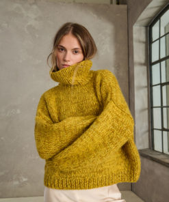 Strickset Pullover Mit Kelchkragen Aus Cool Merino, Superkid Seta Und Alta Moda Alpaca Von Lana Grossa 4 Strickset Pullover Mit Kelchkragen Aus Cool Merino, Superkid Seta Und Alta Moda Alpaca Von Lana Grossa – Bild 2