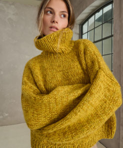 Strickset Pullover Mit Kelchkragen Aus Cool Merino, Superkid Seta Und Alta Moda Alpaca Von Lana Grossa 5 Strickset Pullover Mit Kelchkragen Aus Cool Merino, Superkid Seta Und Alta Moda Alpaca Von Lana Grossa – Bild 3