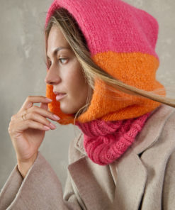 Strickset Kapuzenloop aus Basta und Brillino von Lana Grossa