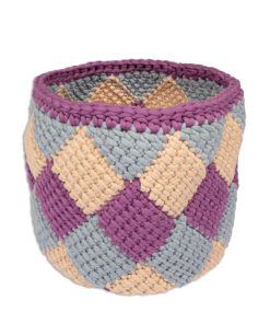 Strickset Kleiner Korb In Tunesischer Häkelei Aus The Tube Von Lana Grossa 3 Strickset Kleiner Korb In Tunesischer Häkelei Aus The Tube Von Lana Grossa – Bild 2