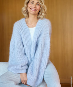 Strickset Jacke Im Patentmuster Aus Silkhair Von Lana Grossa 5 Strickset Jacke Im Patentmuster Aus Silkhair Von Lana Grossa – Bild 3