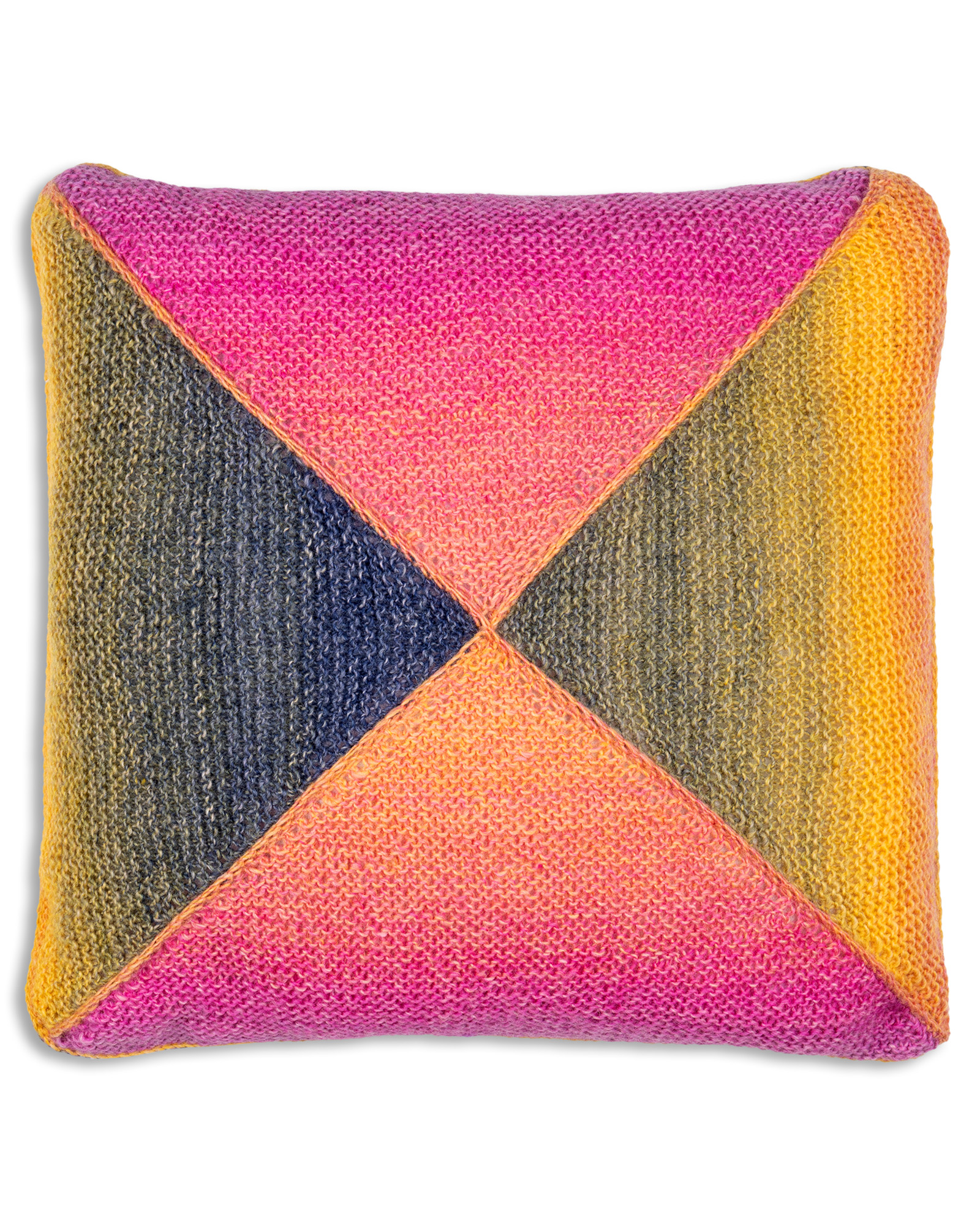 Strickset Kissenhülle Aus Dreiecken Kraus Rechts Aus Gomitolo Versione Von Lana Grossa 2 Strickset Kissenhülle Aus Dreiecken Kraus Rechts Aus Gomitolo Versione Von Lana Grossa – Bild 2