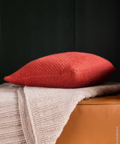 Strickset Kissenhülle Glatt Rechts Mit Perlmuster aus Alta Moda Cashmere 16 von Lana Grossa