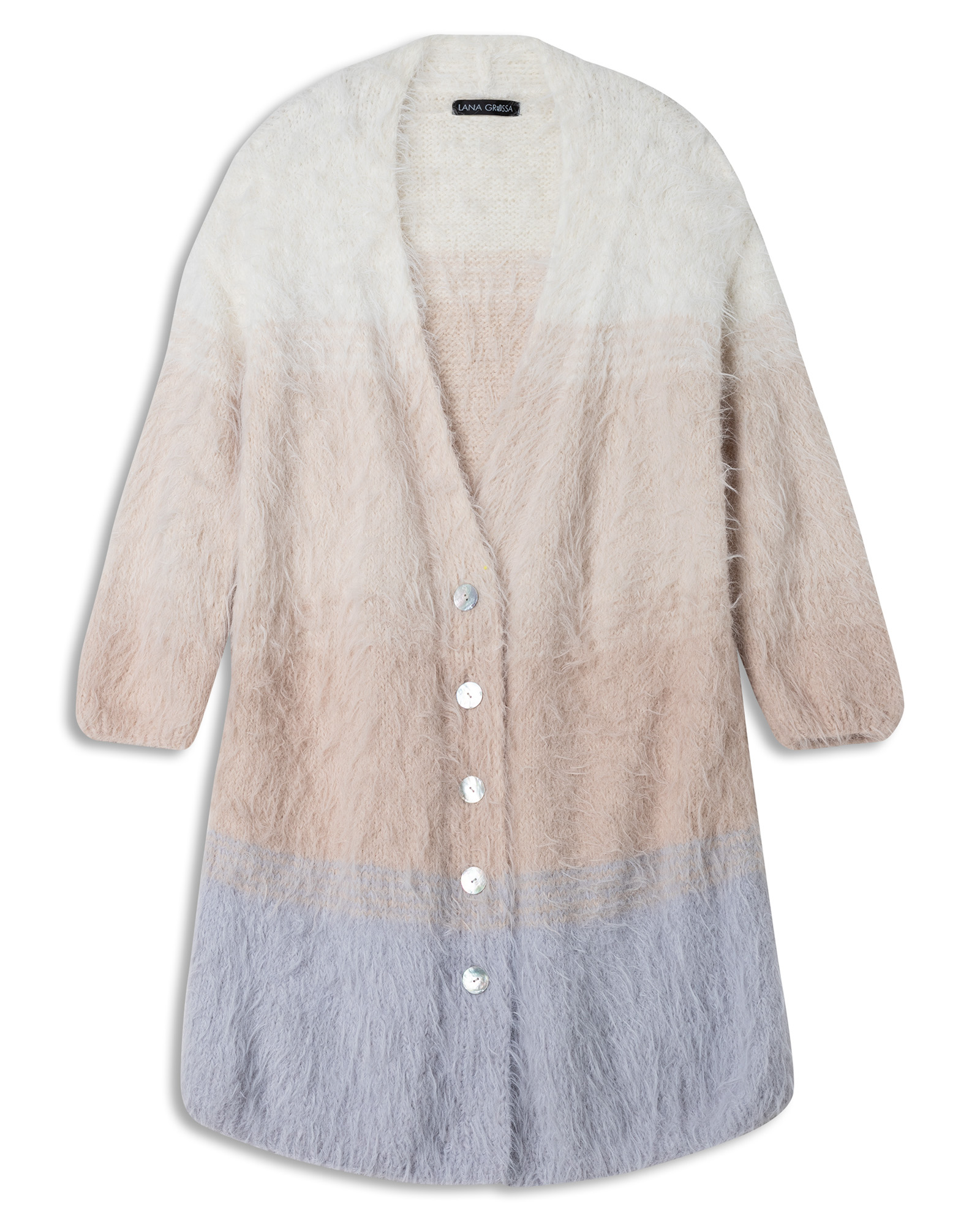 Strickset Longjacke Glatt Rechts In Streifen Aus Basta Von Lana Grossa 2 Strickset Longjacke Glatt Rechts In Streifen Aus Basta Von Lana Grossa – Bild 2