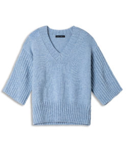 Strickset V-Pullover Glatt Rechts Aus Cool Merino Von Lana Grossa – Bild 2