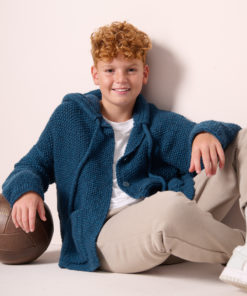 Strickset Jacke Mit Kapuze Aus Cool Merino Big Von Lana Grossa – Bild 3