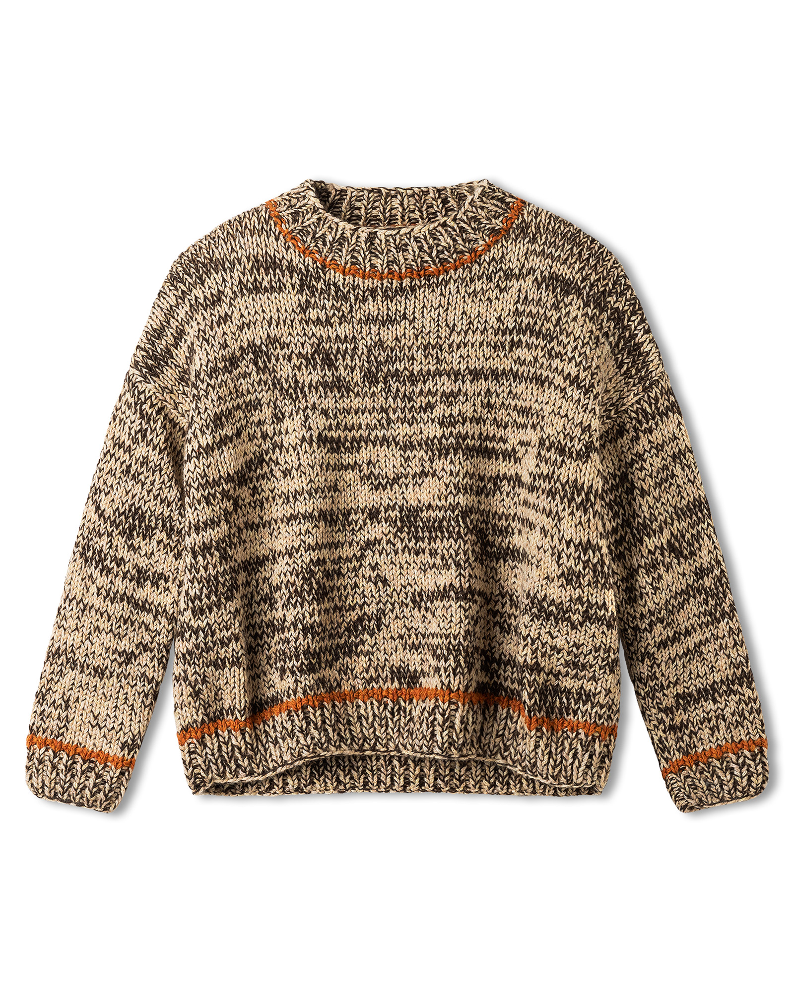 Strickset Melierter Pullover Aus Ecopuno, Cool Merino Und Cool Merino Big Von Lana Grossa 2 Strickset Melierter Pullover Aus Ecopuno, Cool Merino Und Cool Merino Big Von Lana Grossa – Bild 2