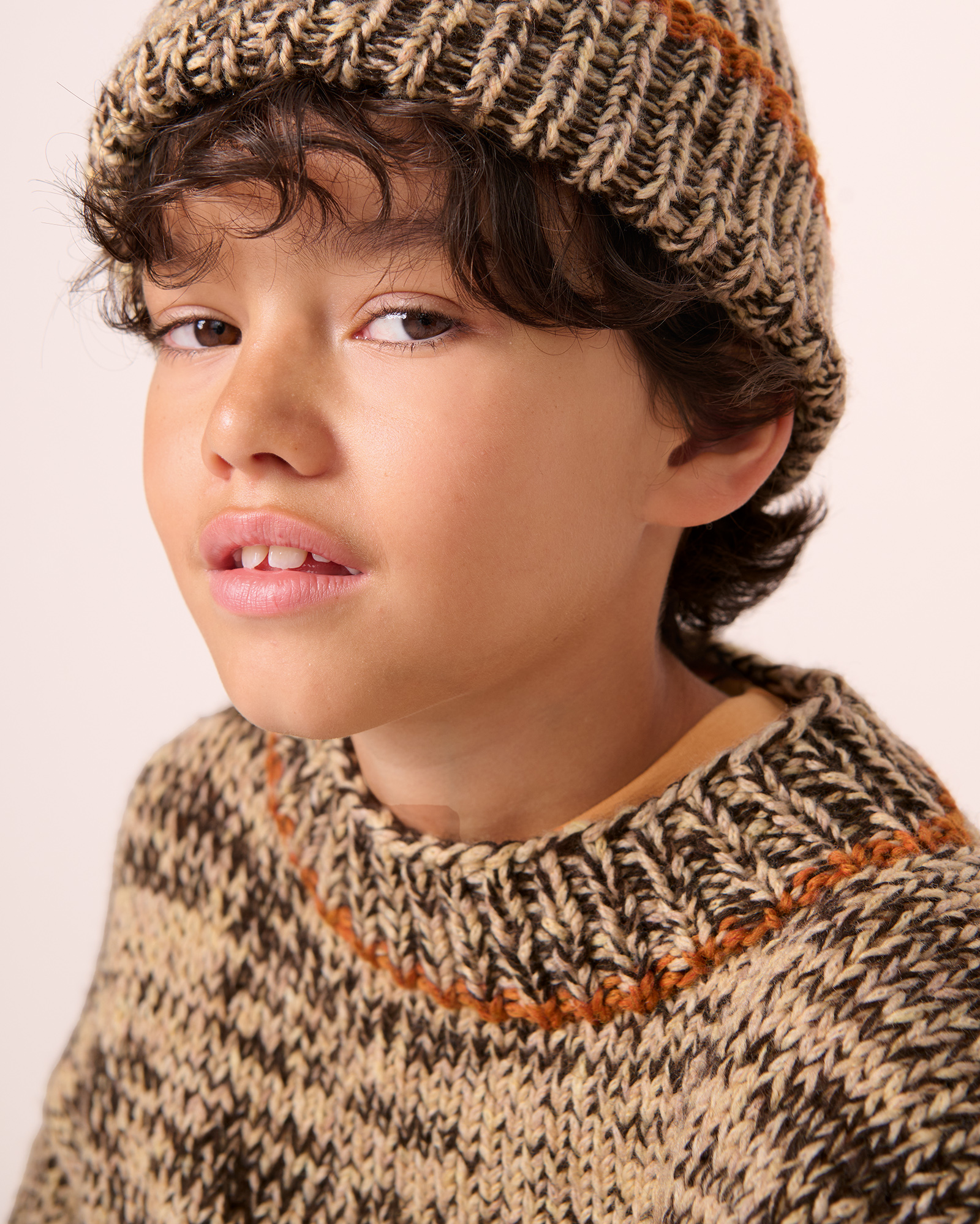 Strickset Melierter Pullover Aus Ecopuno, Cool Merino Und Cool Merino Big Von Lana Grossa 3 Strickset Melierter Pullover Aus Ecopuno, Cool Merino Und Cool Merino Big Von Lana Grossa – Bild 3