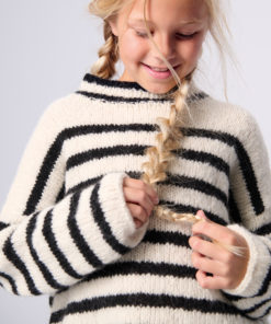 Strickset Streifenpullover Aus Airy Von Lana Grossa 5 Strickset Streifenpullover Aus Airy Von Lana Grossa – Bild 3