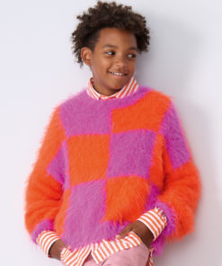 Strickset Karo-pullover aus Basta von Lana Grossa