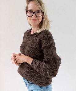 Strickset Quicky Sweater Aus Vintage Superchunky Von Lana Grossa – Bild 2
